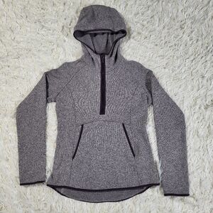 Lululemon Fleece & Thank You Pullover Heathered 1/2 Zip Size 4